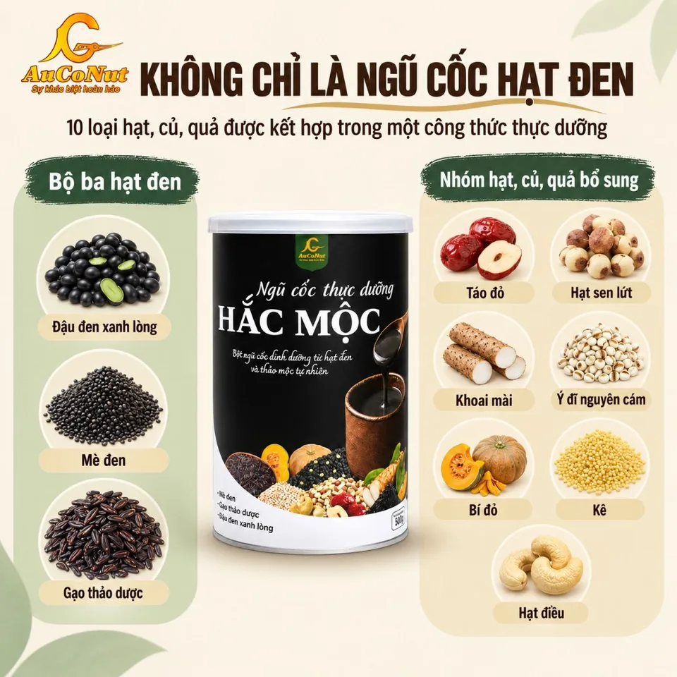Ngũ cốc Thực dưỡng Hắc Mộc AucoNut – ảnh 2