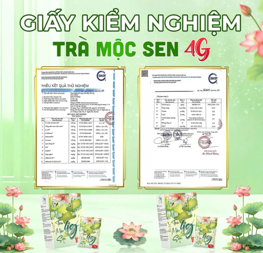 Trà Mộc Sen 4G - Giảm cân hiệu quả với bản nâng cấp 2026 tặng kèm Detox X2 Platinum – ảnh 4