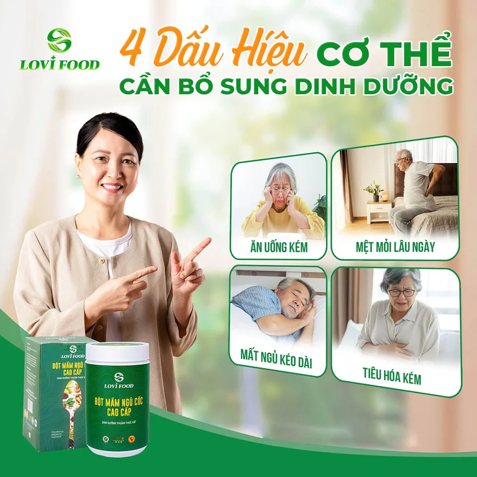 Bột Mầm Ngũ Cốc Cao Cấp Lovifood – ảnh 3
