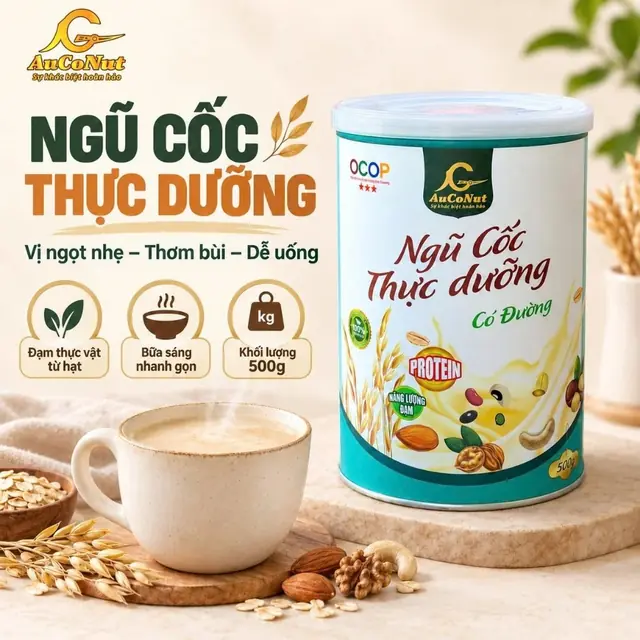 Ngũ cốc thực dưỡng có đường AucoNut – ảnh 1