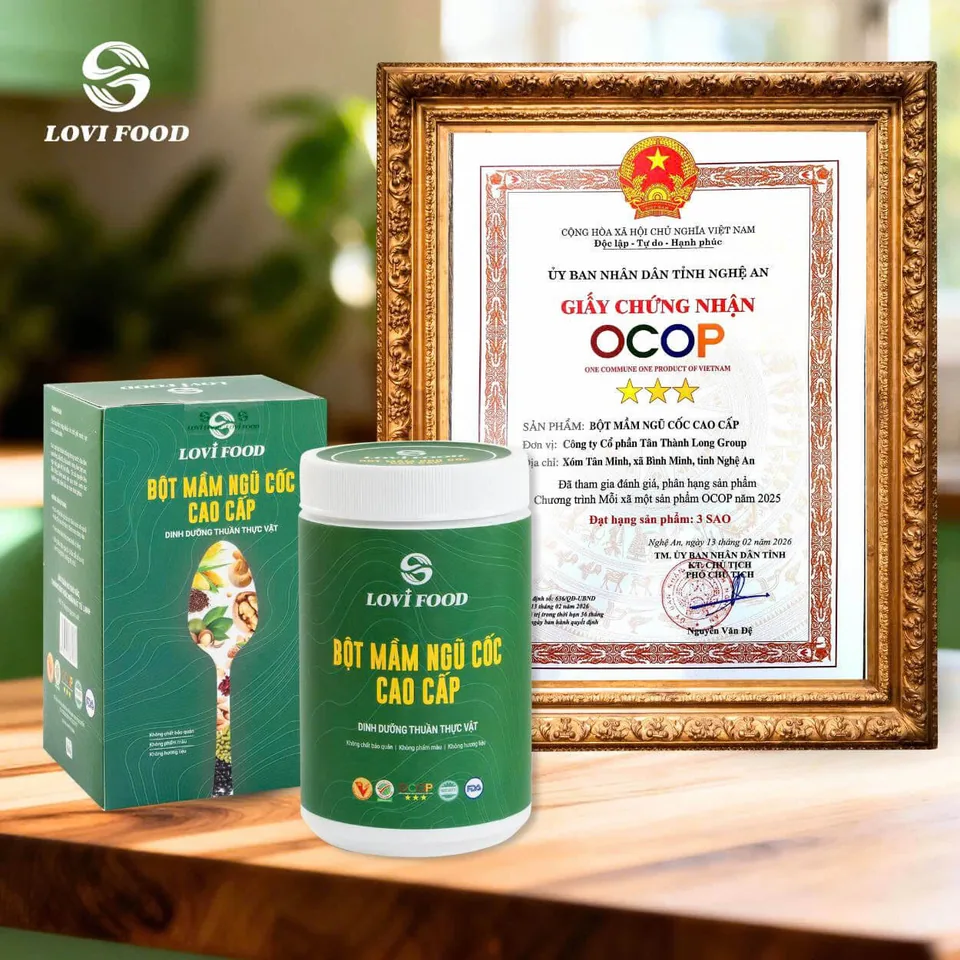 Bột Mầm Ngũ Cốc Cao Cấp Lovifood – ảnh 4