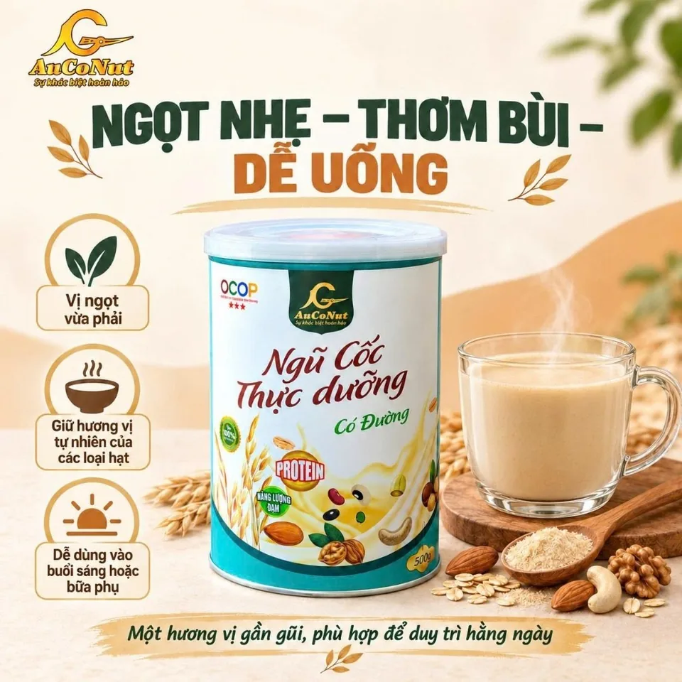 Ngũ cốc thực dưỡng có đường AucoNut – ảnh 4
