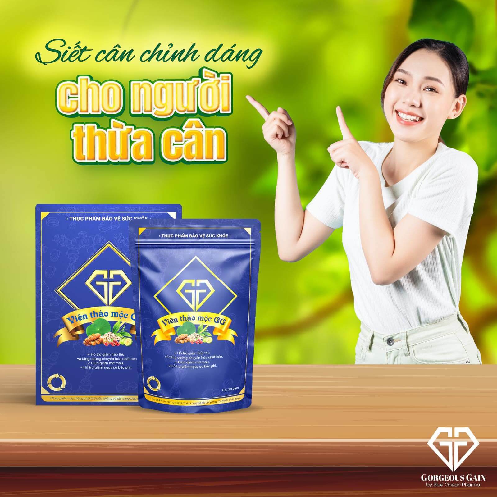 Công dụng của Viên Thảo Mộc Giảm Cân GG