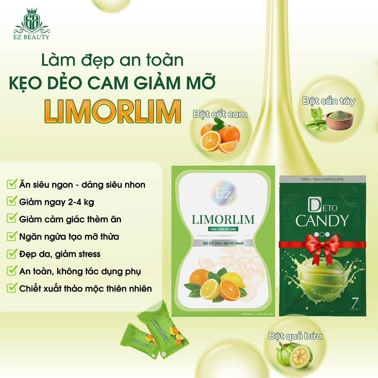 Hướng dẫn sử dụng Kẹo chanh cam giảm cân Lim Or lim để đạt hiệu quả tốt nhất