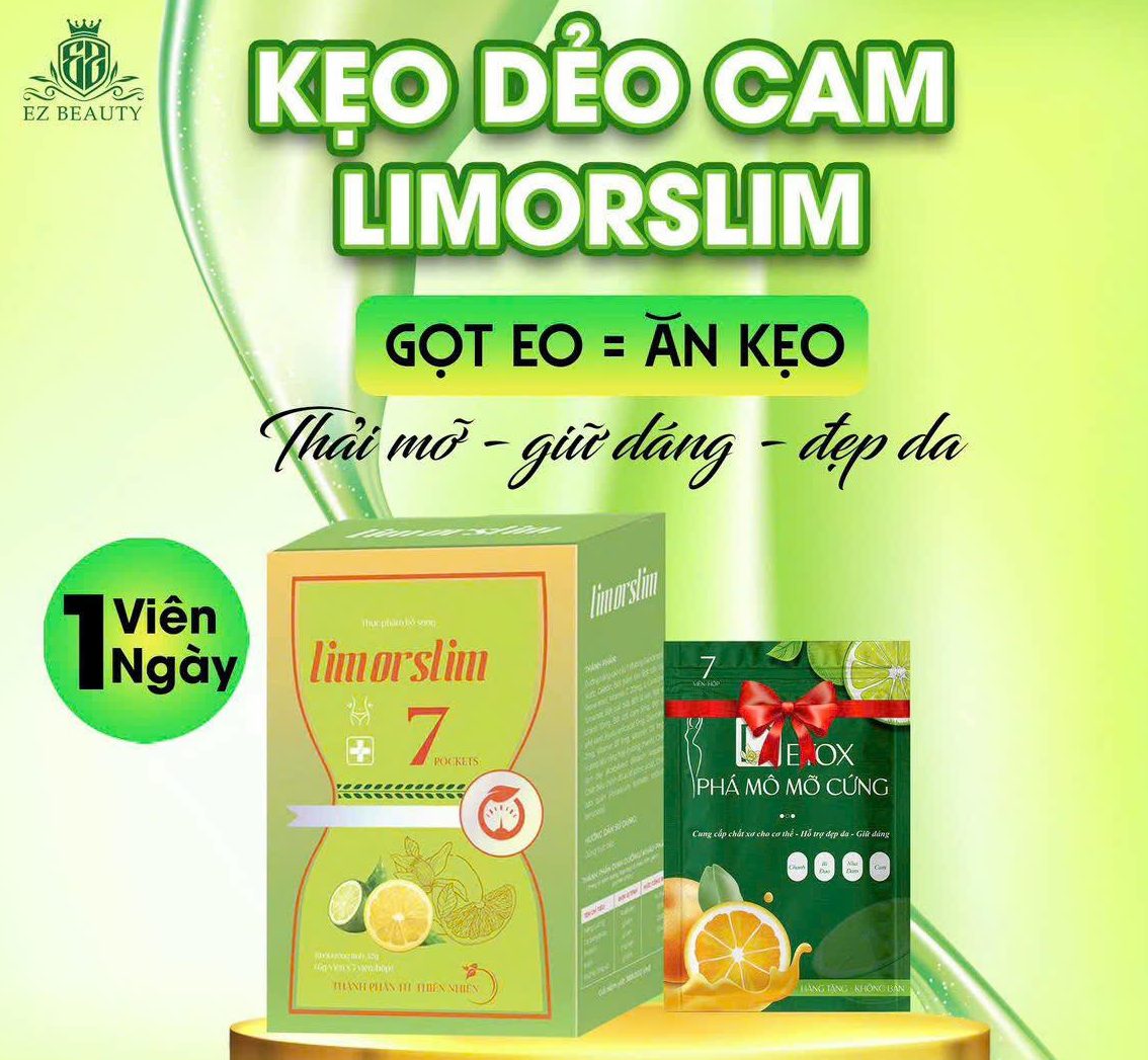 Kẹo chanh cam giảm cân Lim Or Slim