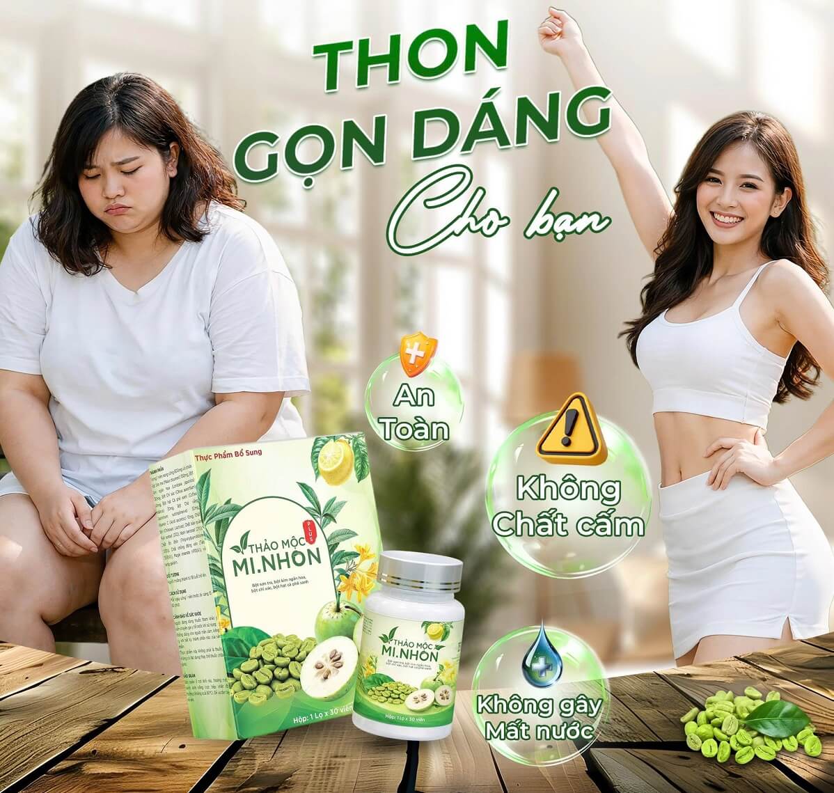 Thảo mộc giảm cân Mi Nhon Plus