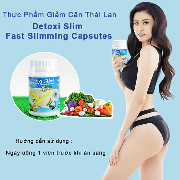 Thành phần chính của Viên uống giảm cân Detoxi Slim Thái Lan