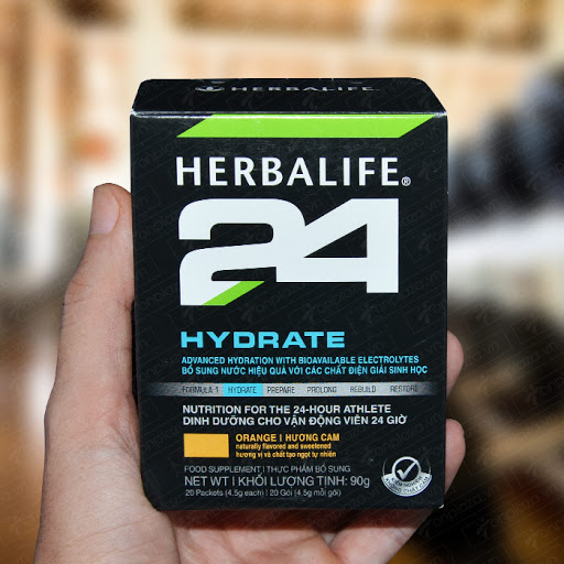 Hướng dẫn sử dụng Herbalife 24 Hydrate Hương cam