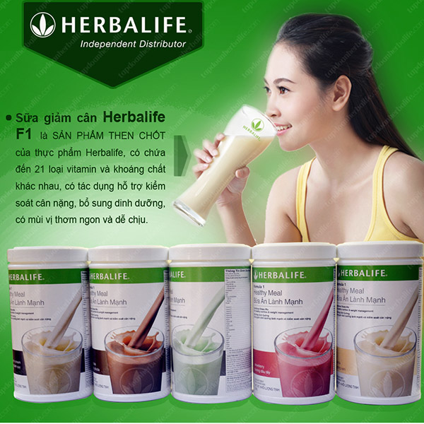 Công dụng của Sữa giảm cân Herbalife F1