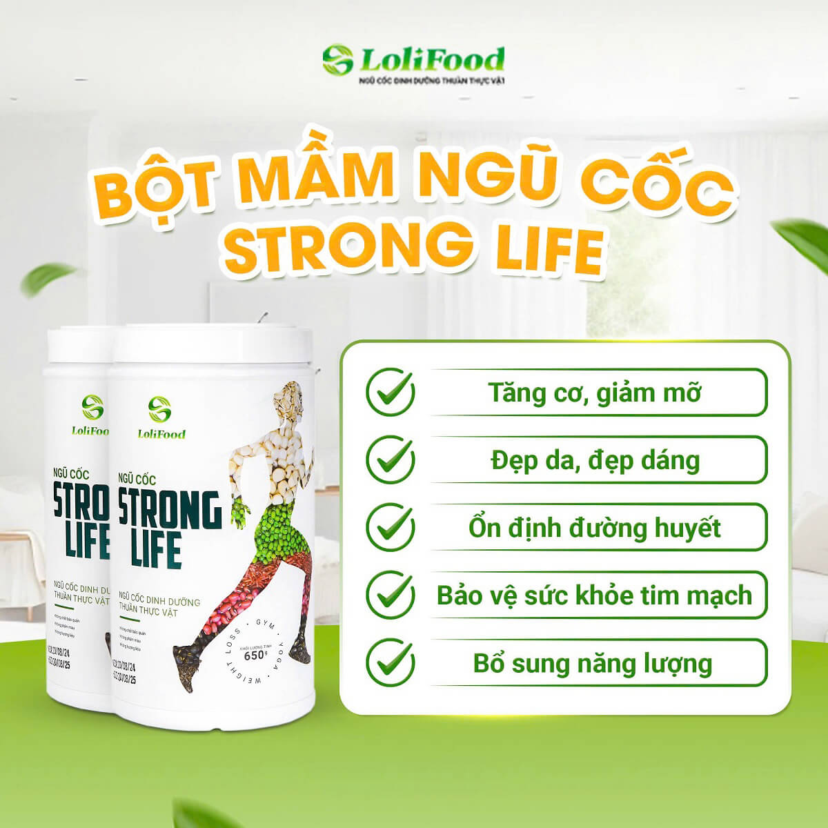 Công dụng của Ngũ Cốc Strong Life Lovifood