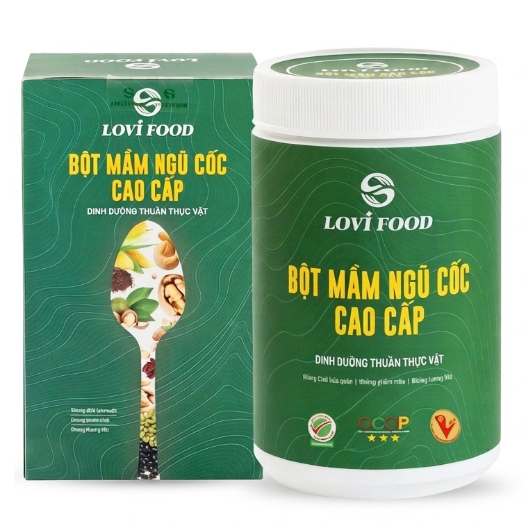 Bột Mầm Ngũ Cốc Cao Cấp Lovifood