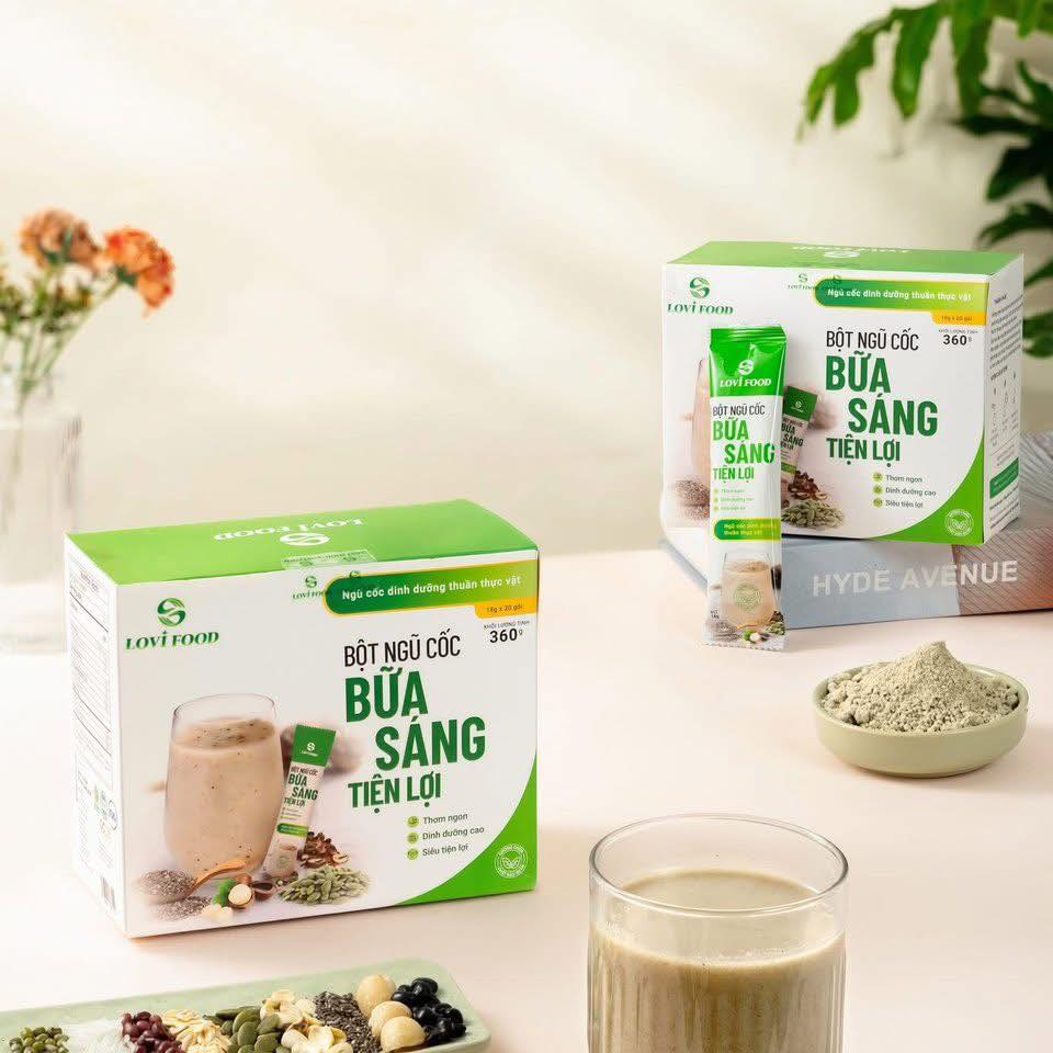 Hướng dẫn sử dụng Bột Ngũ Cốc Bữa Sáng Tiện Lợi Lovifood để đạt hiệu quả tốt nhất