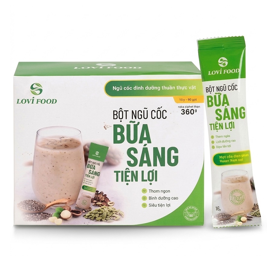 Bột Ngũ Cốc Bữa Sáng Tiện Lợi Lovifood