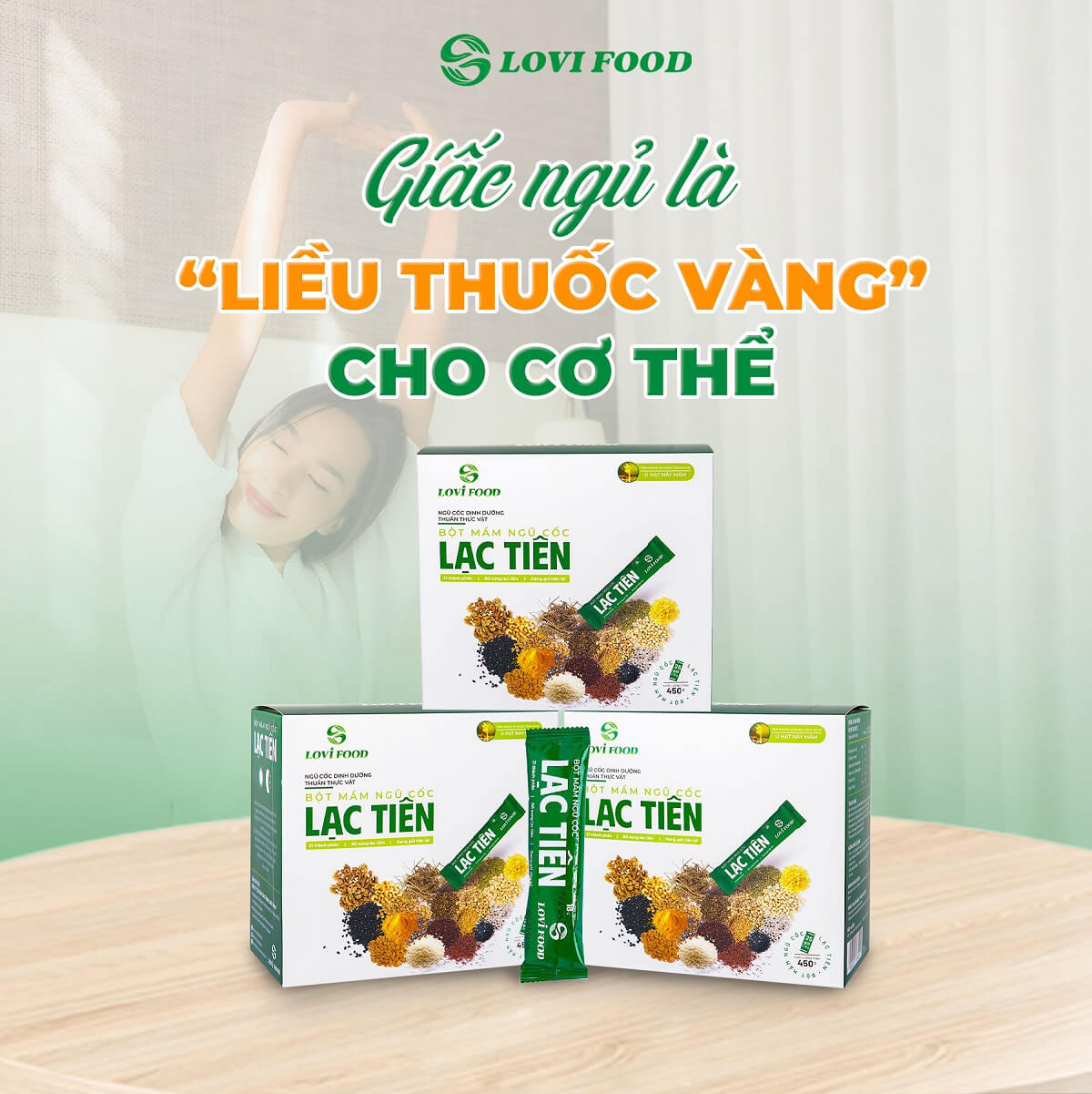 Công dụng của Bột Mầm Ngũ Cốc Lạc Tiên Lovifood