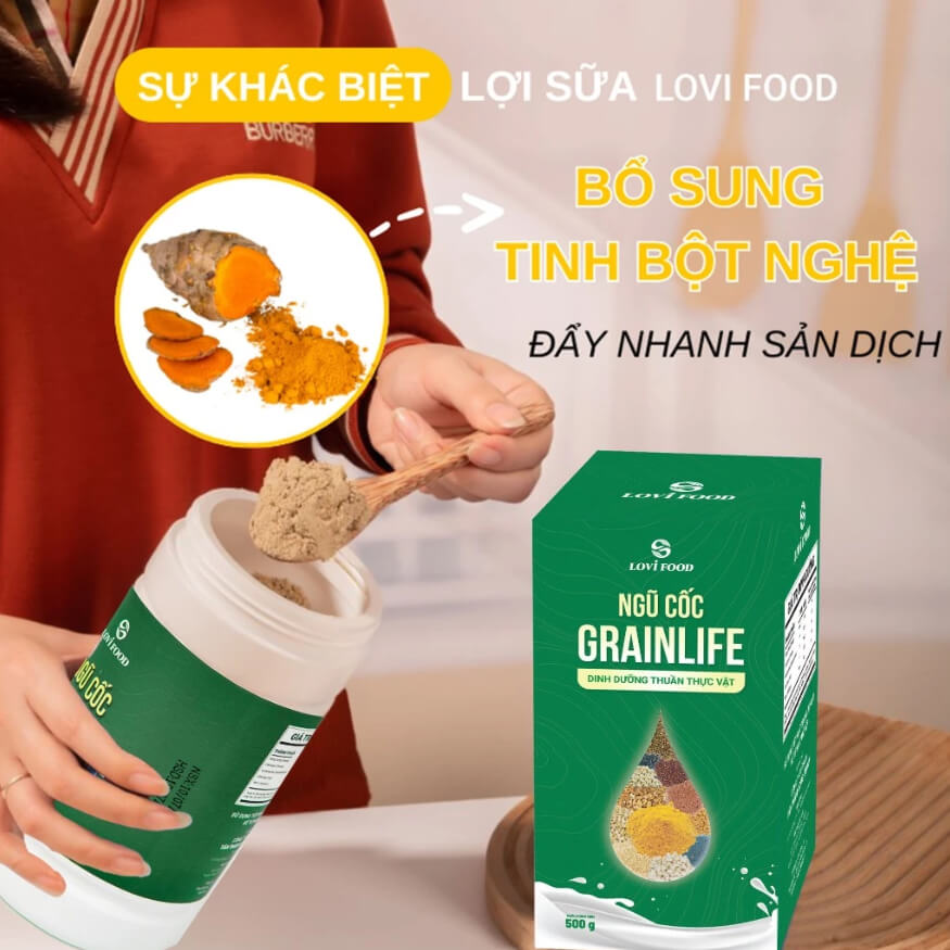 Hướng dẫn sử dụng Ngũ Cốc Grainlife Lovifood