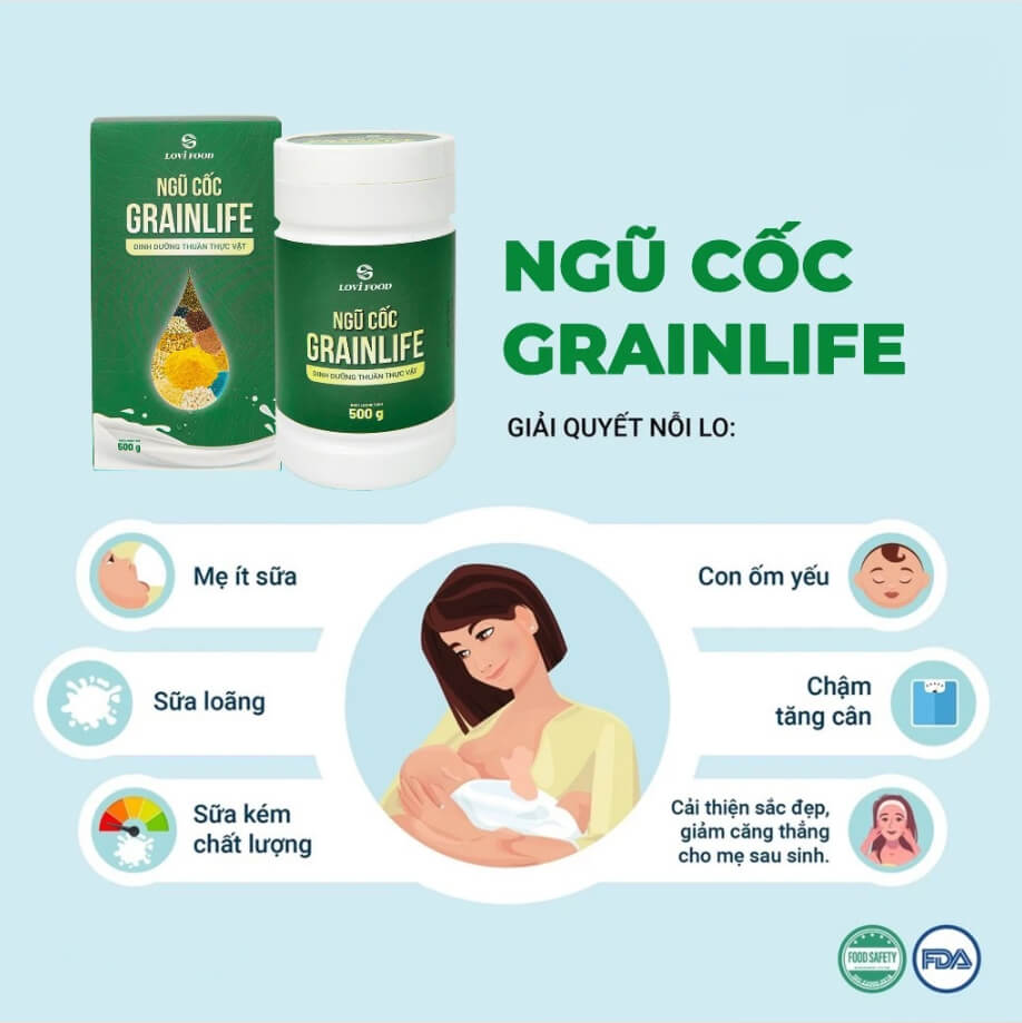 Công dụng của Ngũ Cốc Grainlife Lovifood