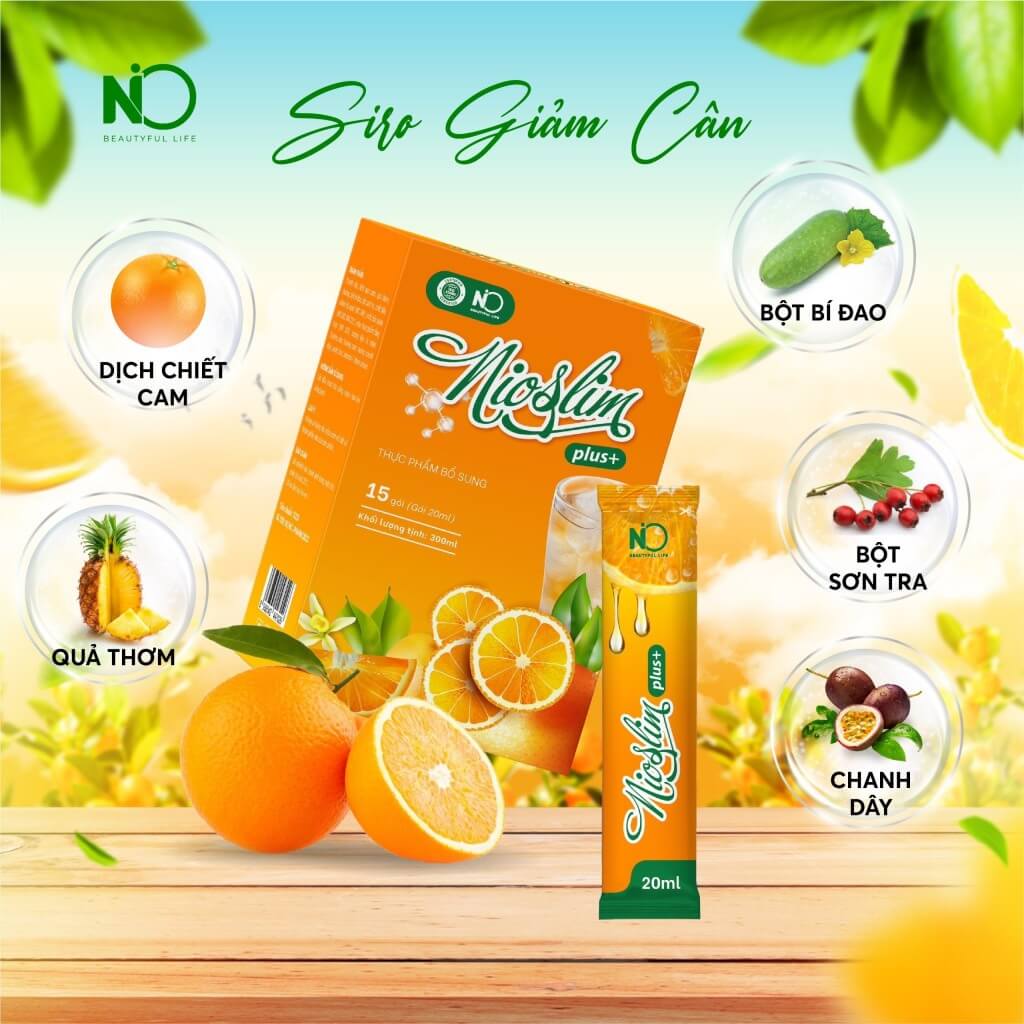 Thành phần chính của Nio Slim siro giảm cân