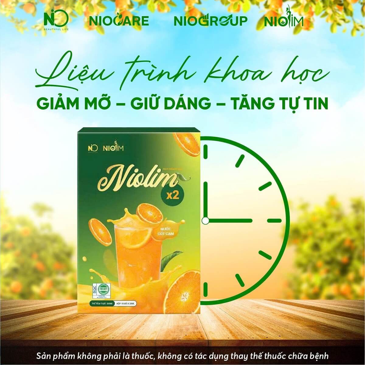 Siro giảm cân NioLim X2