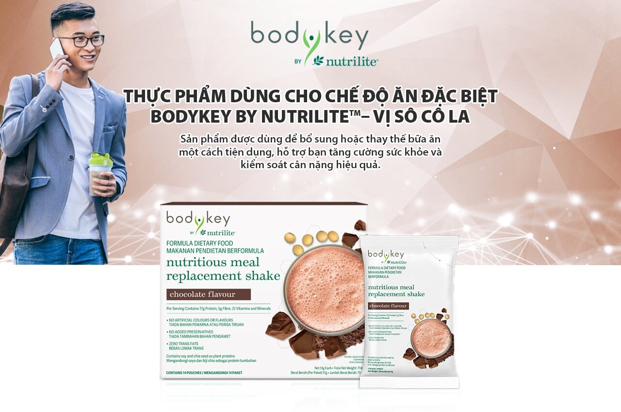Nutrilite by BodyKey hương Chocolate