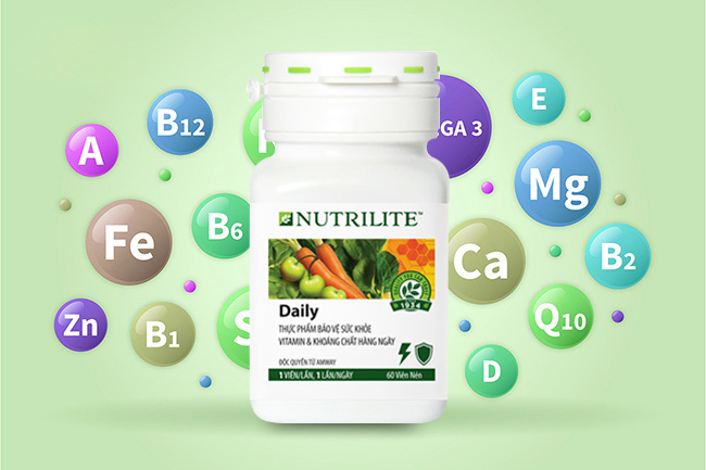 Thành phần chính của Vitamin và Khoáng Chất hàng ngày Nutrilite Daily
