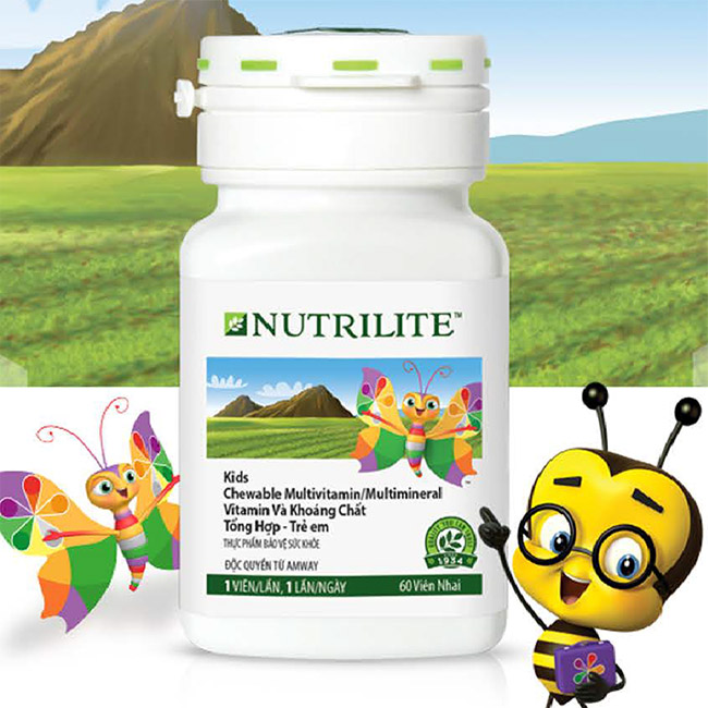 Đối tượng sử dụng Vitamin và khoáng chất tổng hợp cho trẻ em Nutrilite