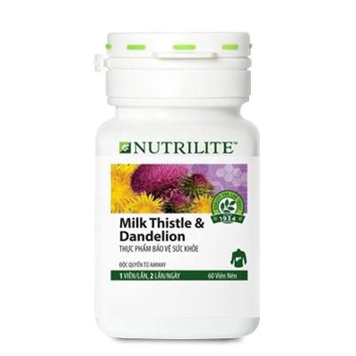Thực phẩm bảo vệ gan Milk Thistle & Dandelion Nutrilite