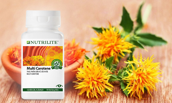 Thành phần chính của thực phẩm bảo vệ sức khỏe Nutrilite Multi Carotene