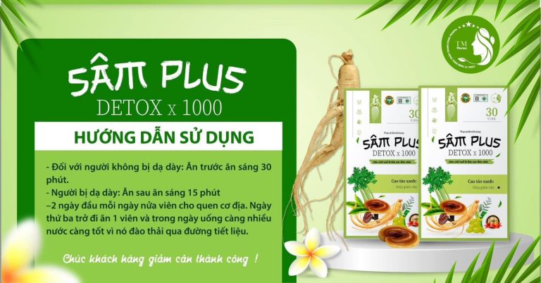 Hướng dẫn sử dụng Kẹo giảm cân Sâm Plus Detox để đạt hiệu quả tốt nhất